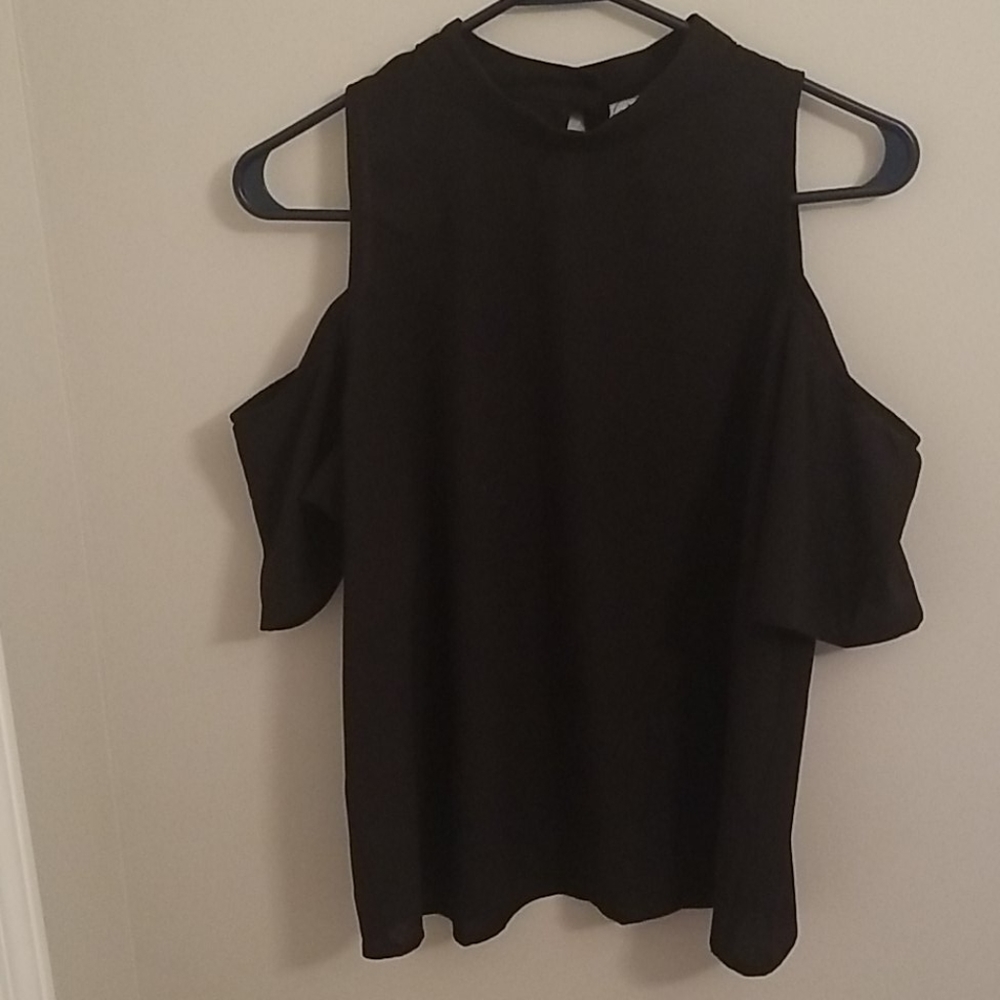 Paper Crane cold shoulder blouse